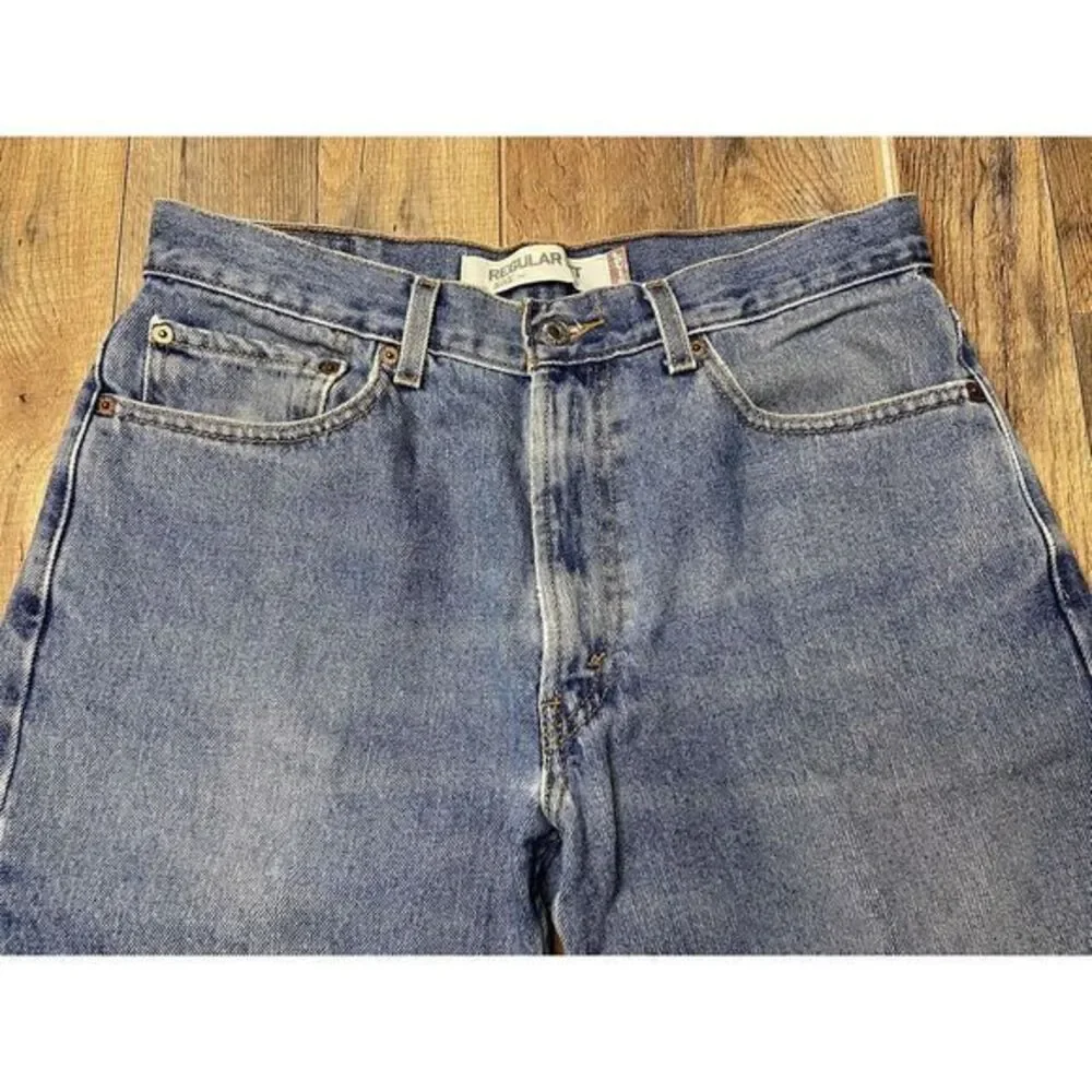 Vintage Levi 505 Jeans‎ Mens 33X30 Blue 2004 Straight 100% Cotton Denim Red Tab